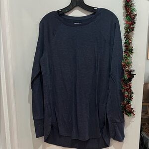 Men's Navy Long Sleeve Tee